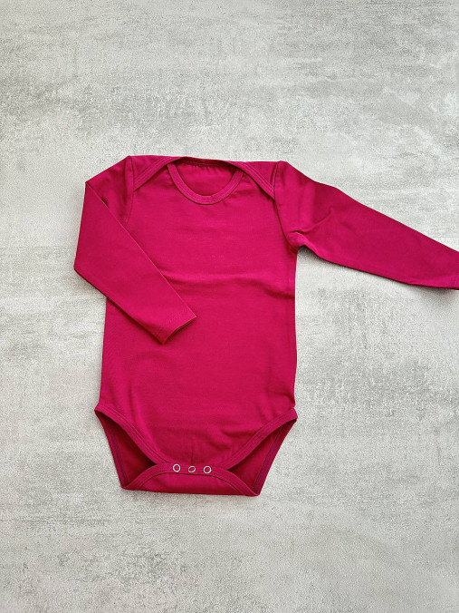 Detské oblečenie - Basic body orchidea 86/92 - 18196481_