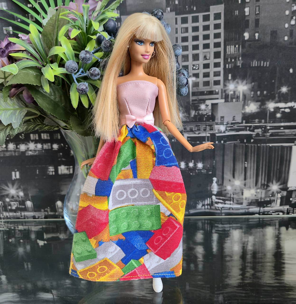 Spoločenské šaty pre Barbie