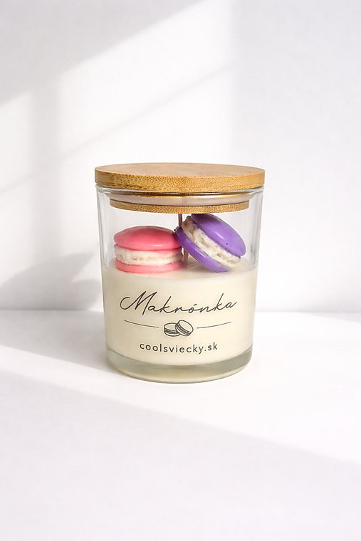Makrónka - sójová sviečka