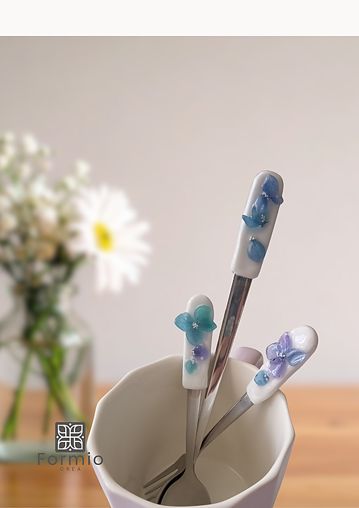 Set kávová lyžička, lyžička na latte a vidlička