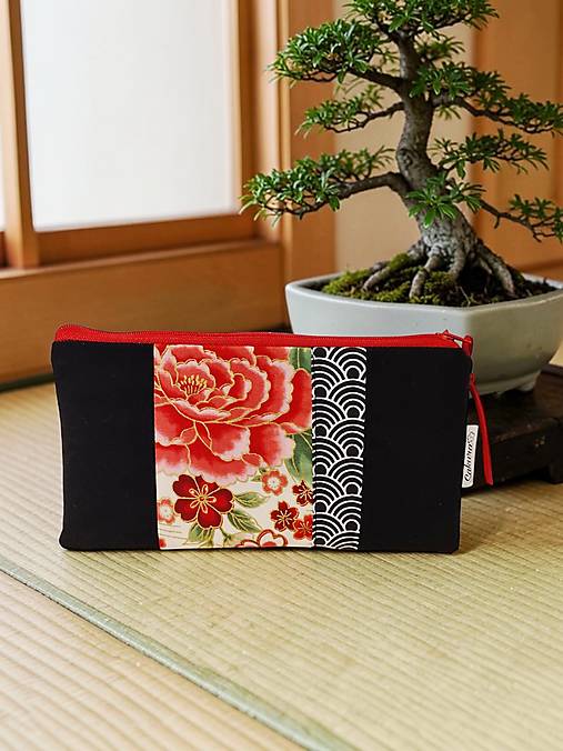 Taštičky - Taštička Japan, kozmetická malá - 18196312_