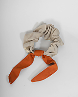 Ozdoby do vlasov - Ľanové scrunchies - 18197240_