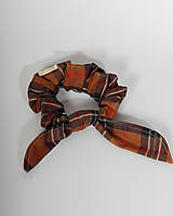 Ozdoby do vlasov - Ľanové scrunchies - 18197255_
