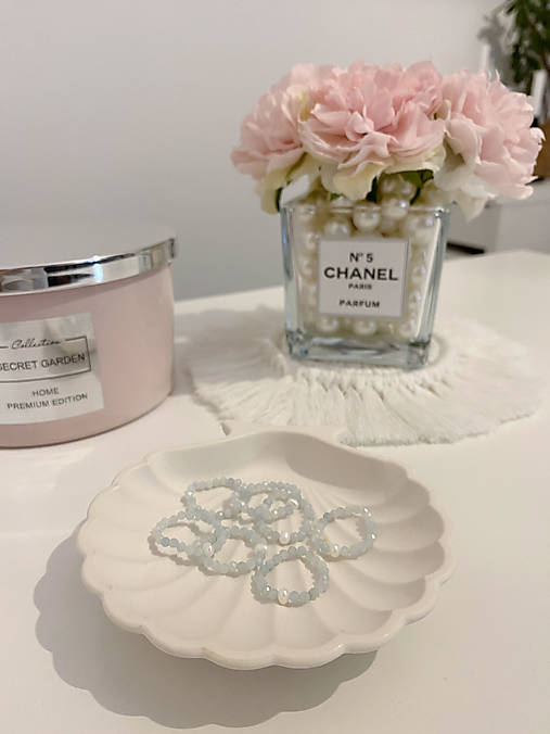 Prstene - Prstienky z akvamarínu a perly - 18196977_