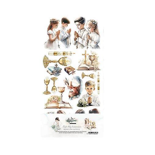 Papier - Scrapbook papier extra set First Holy Communion - 18199642_