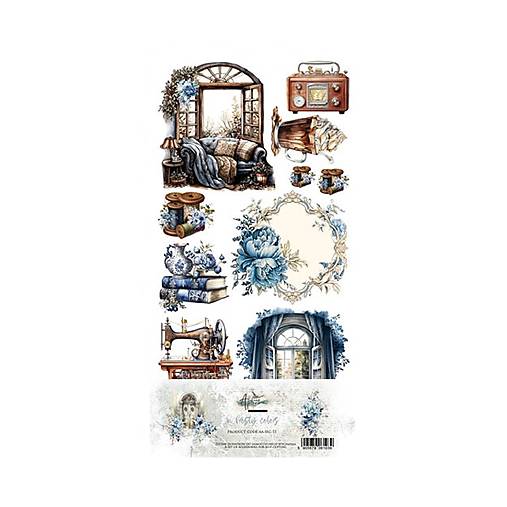 Papier - Scrapbook papier 6x12 In Frosty Colors - 18199709_