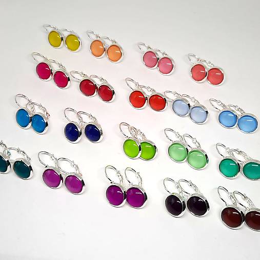 Náušnice - neónky