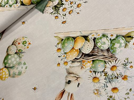 100% BAVLNA DEKOR / VEĽKA NOC / ZAJAČIKY