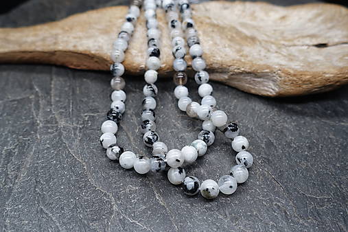 Minerály - Mesačný kameň 8mm/24ks/bč3 - 18199511_