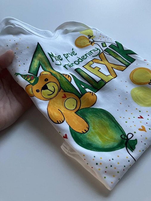 Maľované body k 1. narodeninám