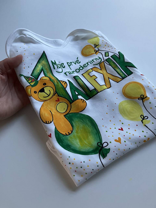 Maľované body k 1. narodeninám