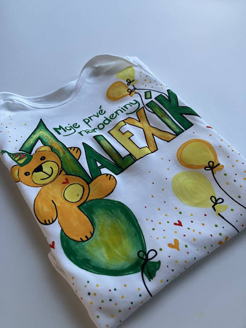 Maľované body k 1. narodeninám