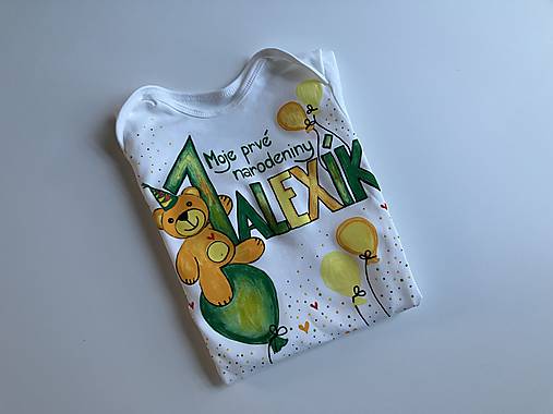 Maľované body k 1. narodeninám