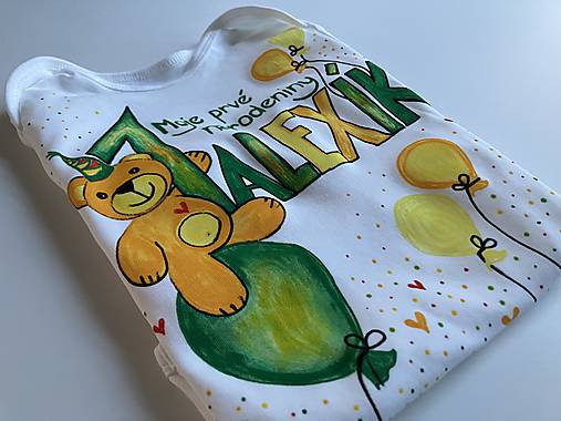 Maľované body k 1. narodeninám