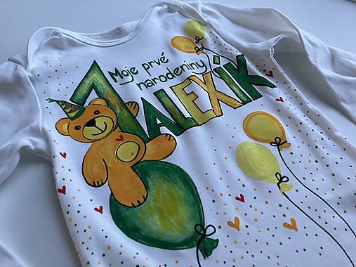 Maľované body k 1. narodeninám