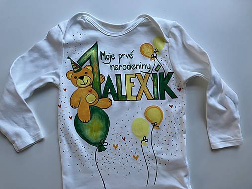 Maľované body k 1. narodeninám