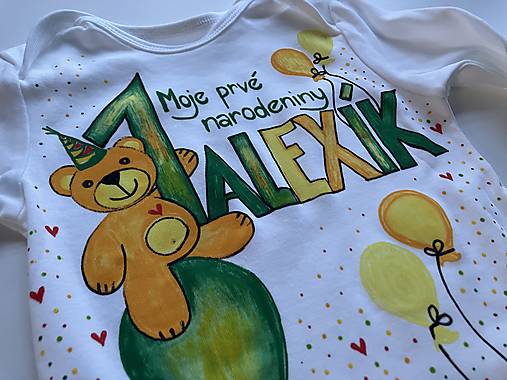 Maľované body k 1. narodeninám