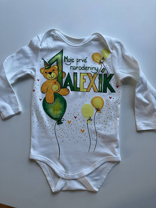 Maľované body k 1. narodeninám