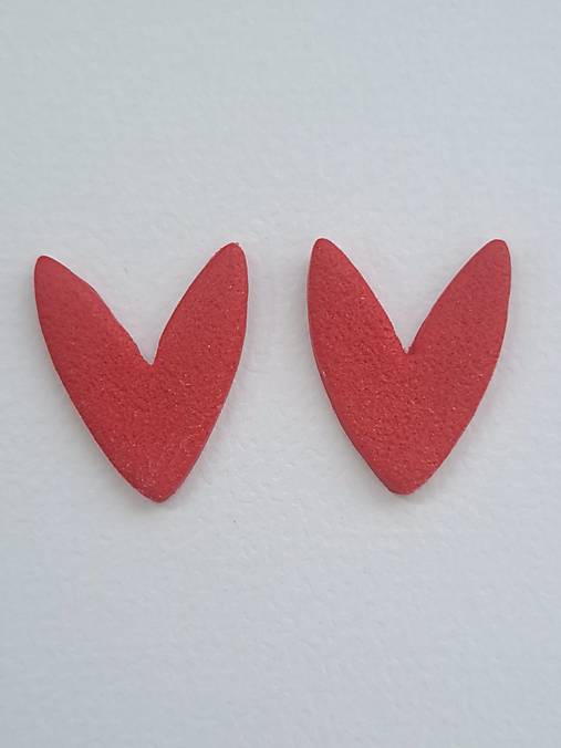 Napichovacie náušnice srdiečka