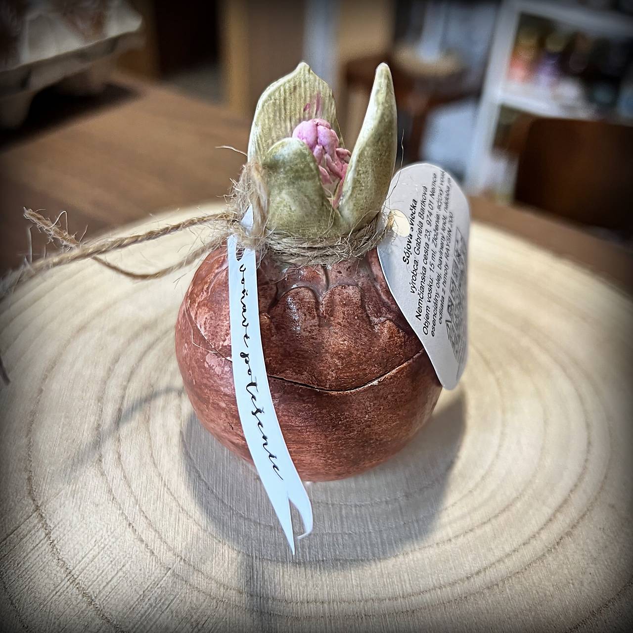 Sójová sviečka Cibuľka hyacintu 15 ml