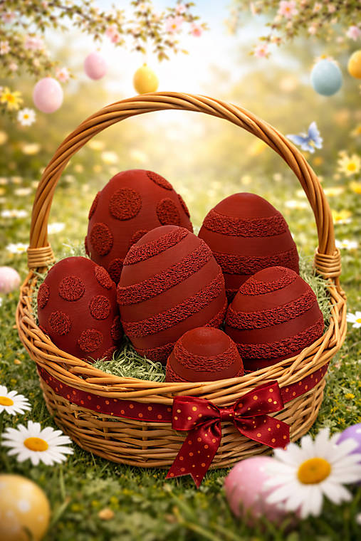 Moderné 3D veľkonočné vajíčka – dizajnová dekorácia do interiéru