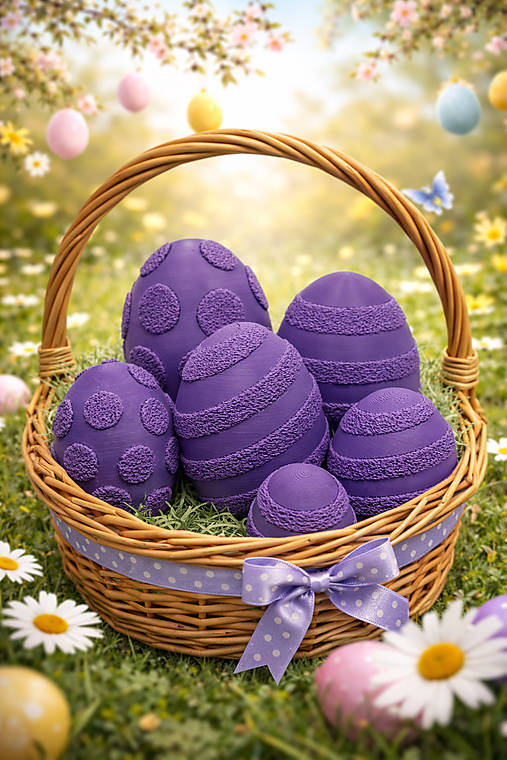 Moderné 3D veľkonočné vajíčka – dizajnová dekorácia do interiéru