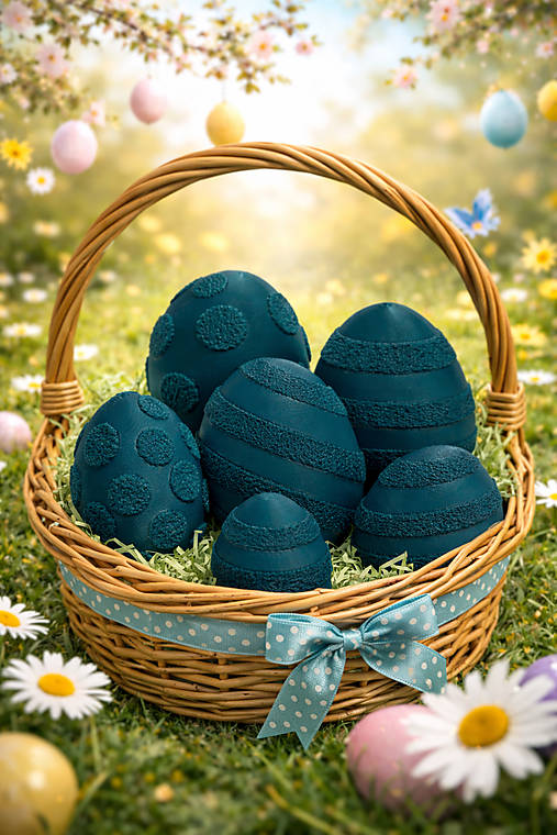 Moderné 3D veľkonočné vajíčka – dizajnová dekorácia do interiéru