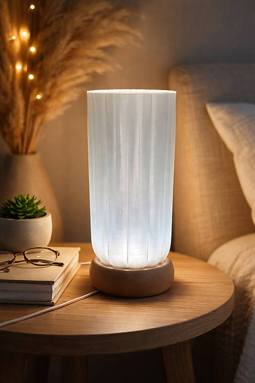 Dizajnová 3D tlačená lampa – moderný minimalizmus s atmosférou ✨