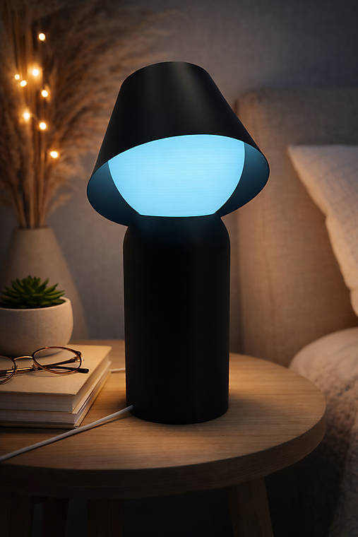 Dizajnová 3D tlačená lampa – moderný minimalizmus s atmosférou ✨