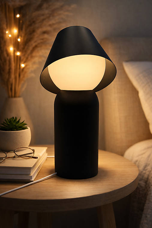 Dizajnová 3D tlačená lampa – moderný minimalizmus s atmosférou ✨