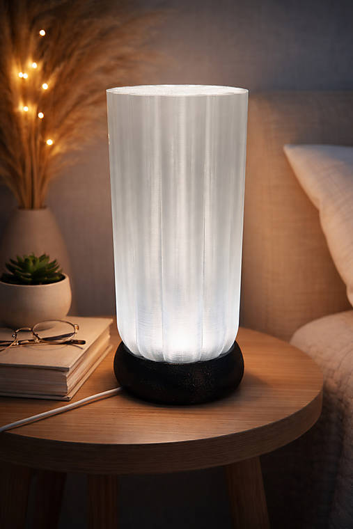 Dizajnová 3D tlačená lampa – moderný minimalizmus s atmosférou ✨