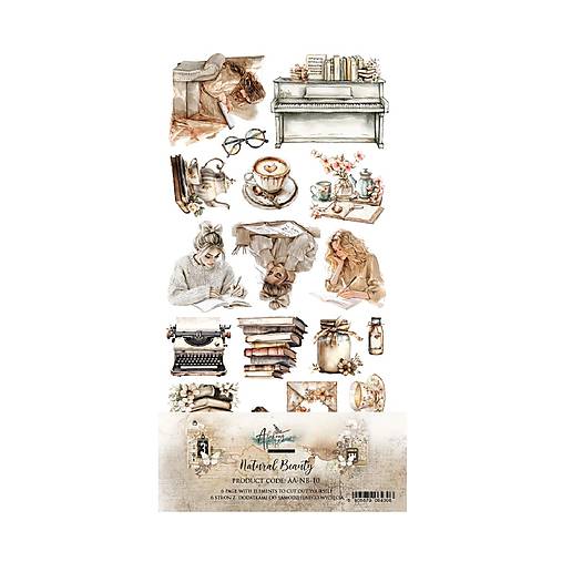 Papier - Scrapbook papier 6x12 Natural Beauty - 18201231_