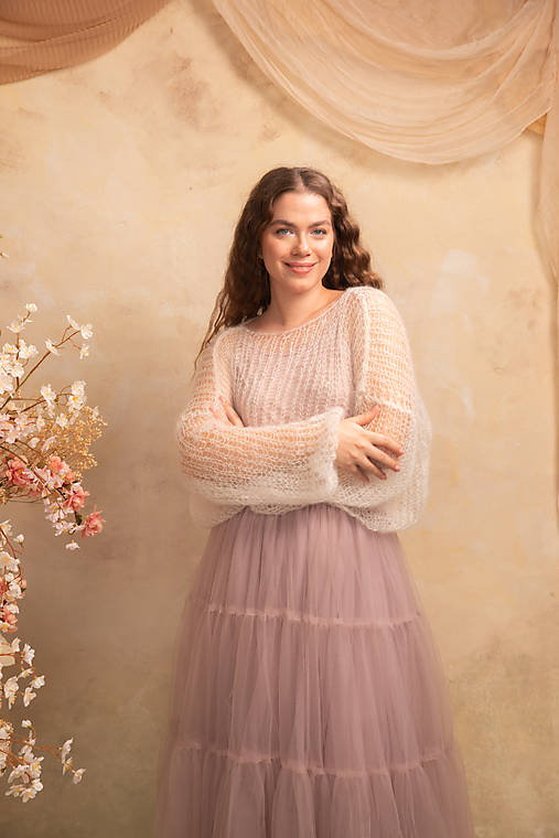 Mohérový svetrík „Cloud Dream“