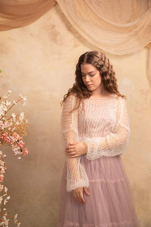 Mohérový svetrík „Cloud Dream“