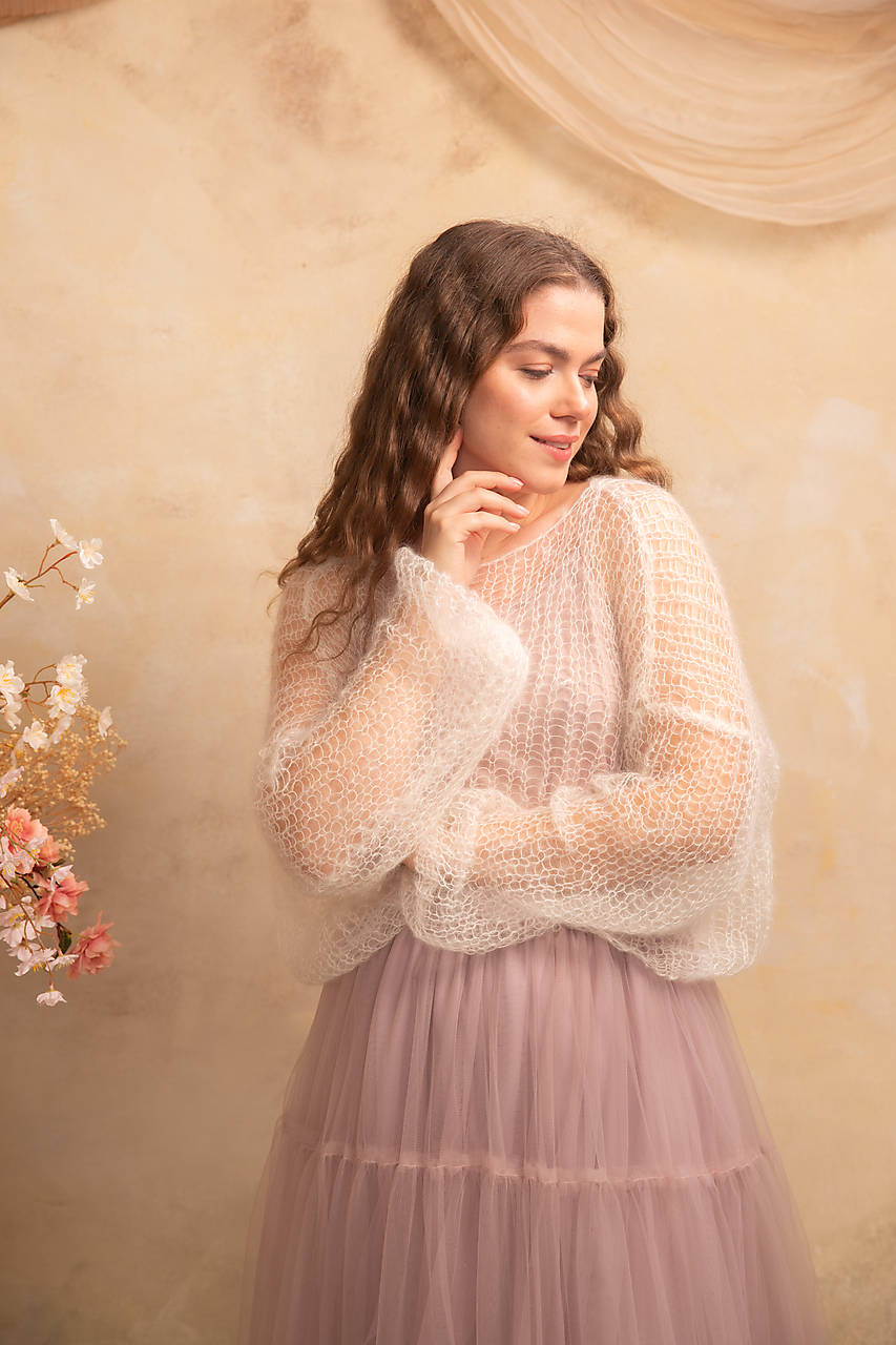 Mohérový svetrík „Cloud Dream“