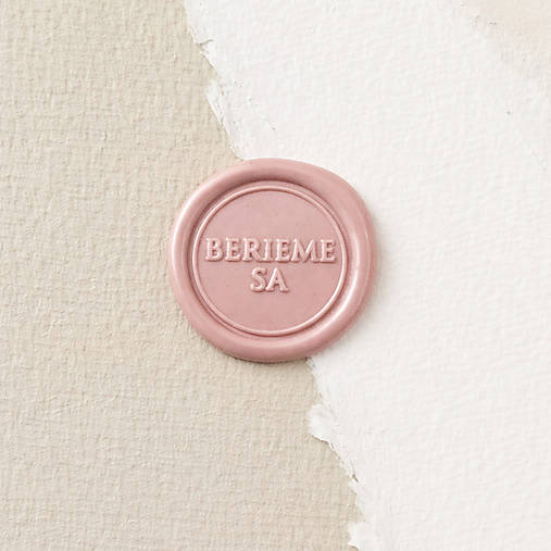 Papiernictvo - Hotové samolepiace pečate - Berieme sa - 18200432_