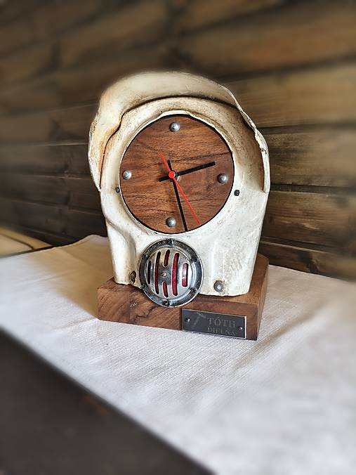 Industriálne stolové hodiny „Old Mechanic“