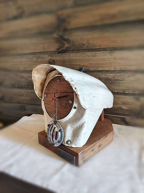 Industriálne stolové hodiny „Old Mechanic“