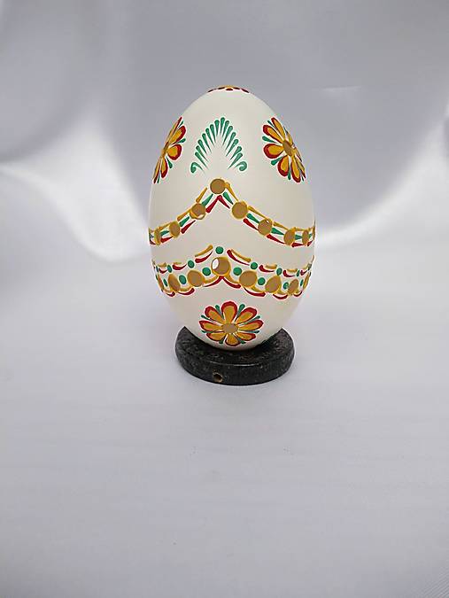 Dekorácie - Kraslice husacie madeirové farebné 1 (1) - 18203739_