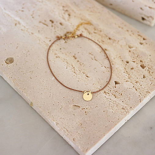 Náramky - Hodvábne náramky s morganitom, perlami/mincou (gold filled) (Náramek s mincou) - 18201905_