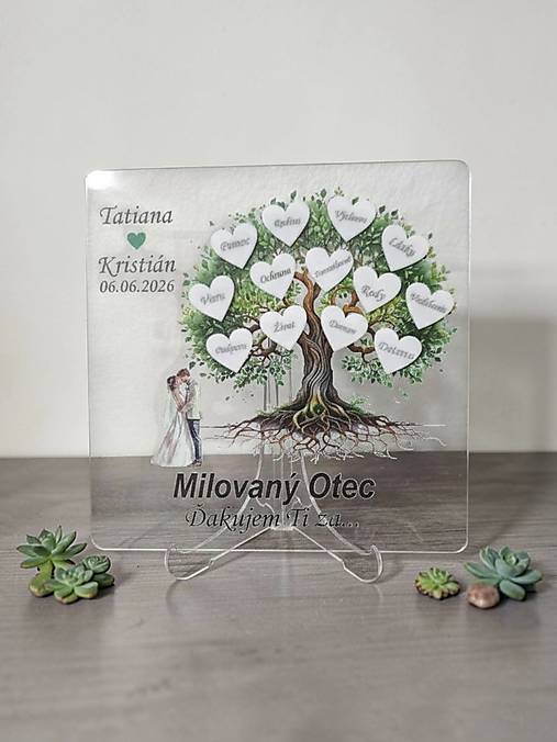 Tabuľky - Poďakovanie rodičom tabuľa zelené - 18202779_