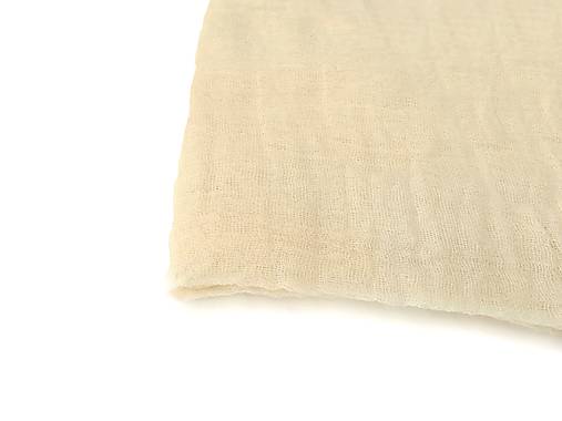 Šály a nákrčníky - "vanille" bavlnený  šál  skladom - 18202567_