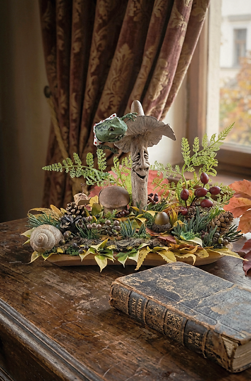 Dekorácie - VESELÉ HUBY ~ Žabka - 18201646_