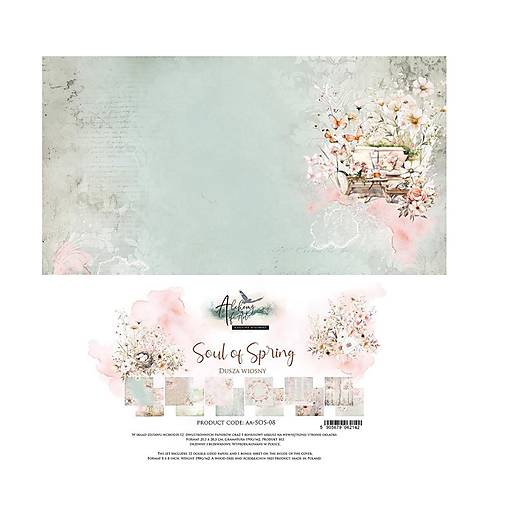 Papier - Scrapbook papier 8x8 Soul of Springs - 18205900_