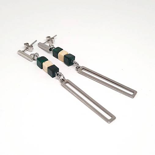 Náušnice s minerálmi