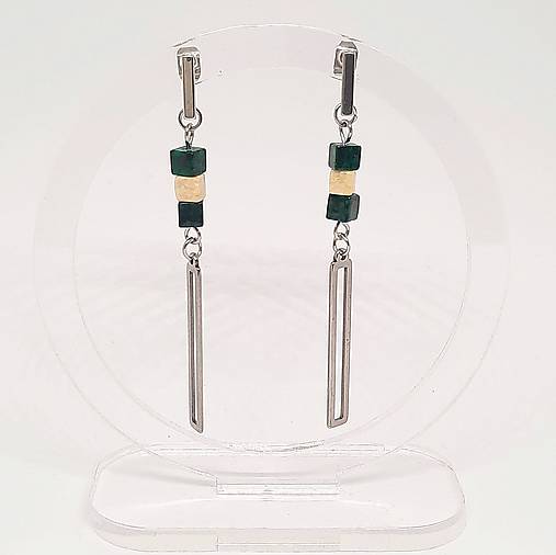 Náušnice s minerálmi