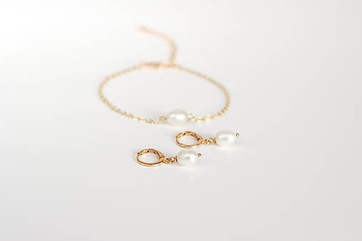 Náramok s riečnou perlou Elena