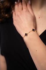 Náušnice - náušnice Zoja čierne - 18205780_