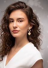 Náušnice - náušnice Zoja biele - 18205894_