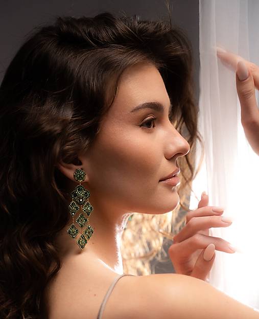 Náušnice - náušnice Lívia - 18206531_